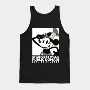 Steamboat Willie. Public Domain Est. 01.01.2024 - 3 Tank Top